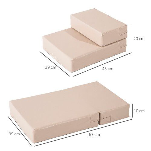 PawHut Cama Multifunci&oacute;n 2 Pelda&ntilde;os para perros, , large Imagen numero 3