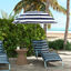 Outsunny Sombrilla de Playa Azul, , large indicador imagen numero 2