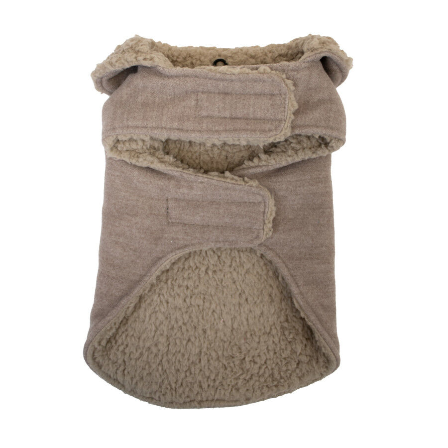 Outech Abrigo Marr&oacute;n Borreguillo para perros, , large Imagen numero 4