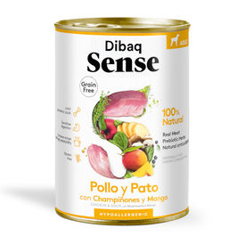 Dibaq Sense Lata Grain Free Pollo y Pato para perros