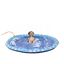 Pawhut piscina con aspersor y juegos de agua azul para perros, , large indicador imagen numero 1