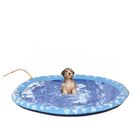 Pawhut piscina con aspersor y juegos de agua azul para perros, , large image number null