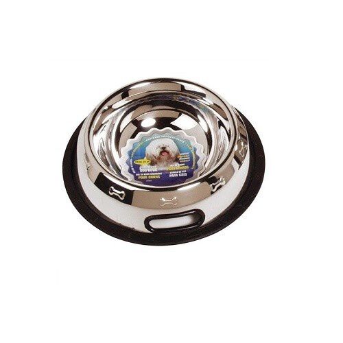 Dogit comedero de acero inoxidable antivuelco metal para perros, , large Imagen numero 1