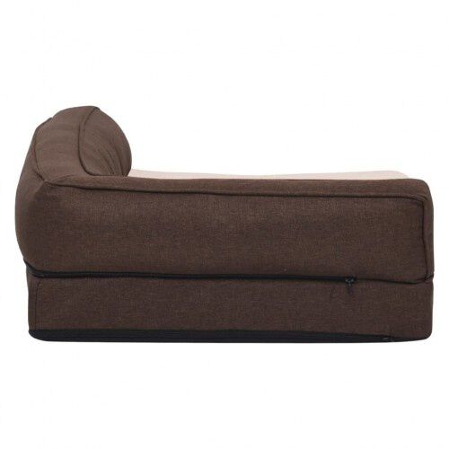 Vidaxl colch&oacute;n - sof&aacute; marr&oacute;n para perros, , large Imagen numero 9