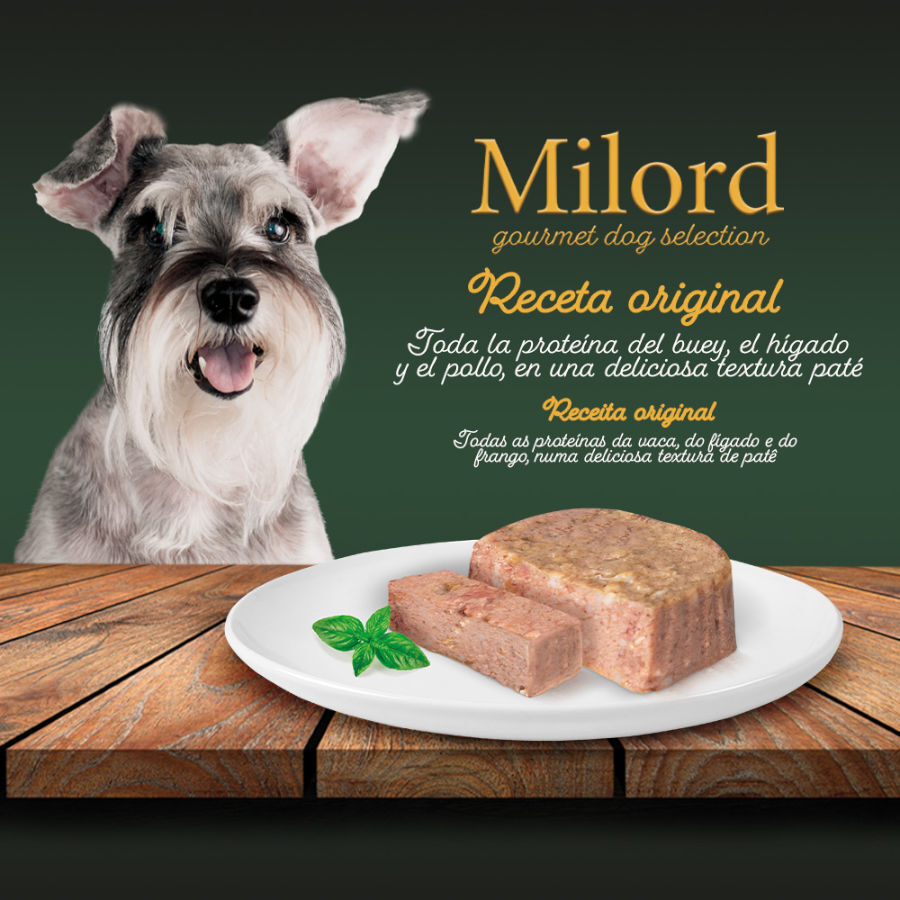 Milord Receta Original Paté tarrinas para perros - Multipack thumbnail