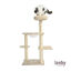 Leeby Luna árbol rascador con cama y juguete para gatos, , large indicador imagen numero 2