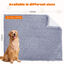Nobleza Manta Impermeable para Perros, Manta Suave de Felpa para Perros Miniatura y Pequeños Gatos, M 100 x 75 cm, Reversible, Protección de Sofá, Lavable a Máquina, Azul Claro, , large indicador imagen numero 8