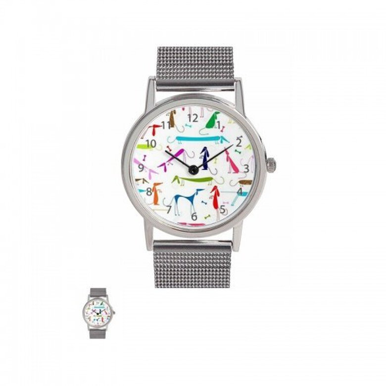 Reloj analógico Pets Vip Color Pets gris, , large image number null