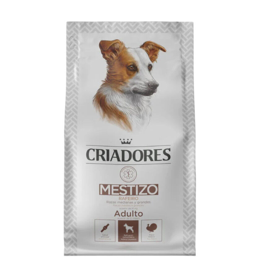Criadores Mestizo Pavo pienso para perros medianos thumbnail