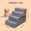 Nobleza Escalera para Perros, Rampa para Perros, Escalera para Cama de Perros Pequeños para Perros y Gatos, Escaleras para Perros Mascotas de 5 Escalones con Rodillo Quitapelusas, , large indicador imagen numero 9