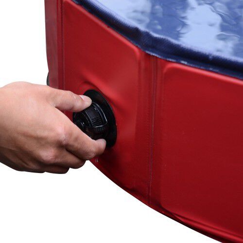 Piscina r&iacute;gida PawHut para mascotas color Rojo, , large Imagen numero 5