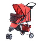 Cochecito plegable PawHut para mascotas color Rojo, , large image number null