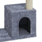 Vidaxl rascador sisal gris para gatos, , large image number null