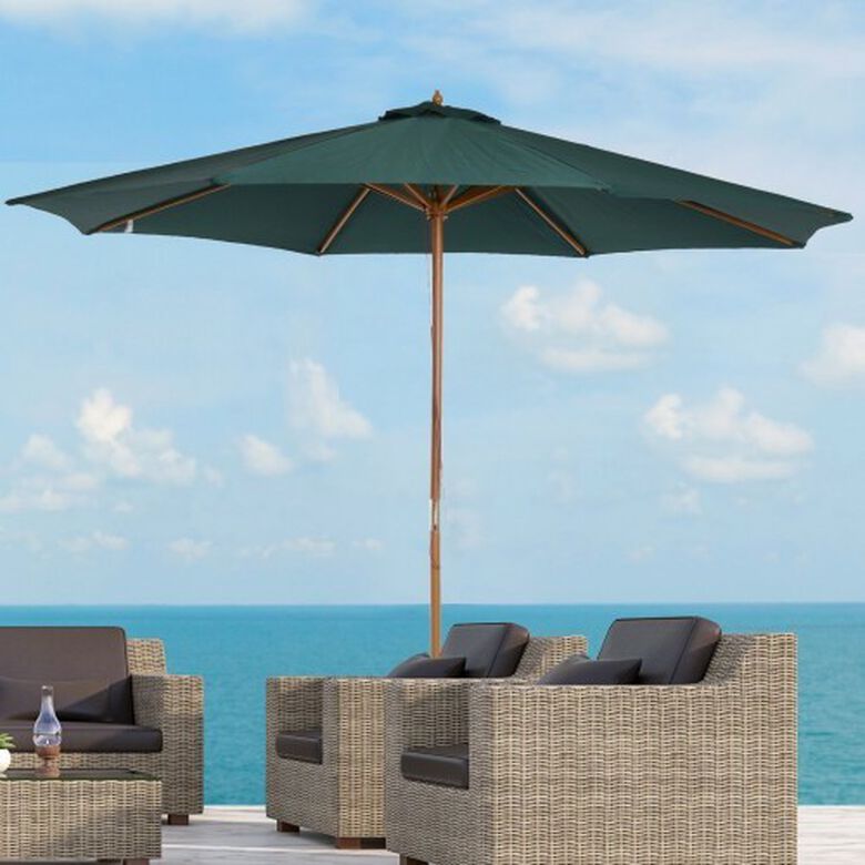 Outsunny Sombrilla parasol  para jardín color Verde thumbnail