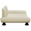 vidaXL Cama para perros de cuero sintético crema 70x45x28 cm, , large indicador imagen numero 3