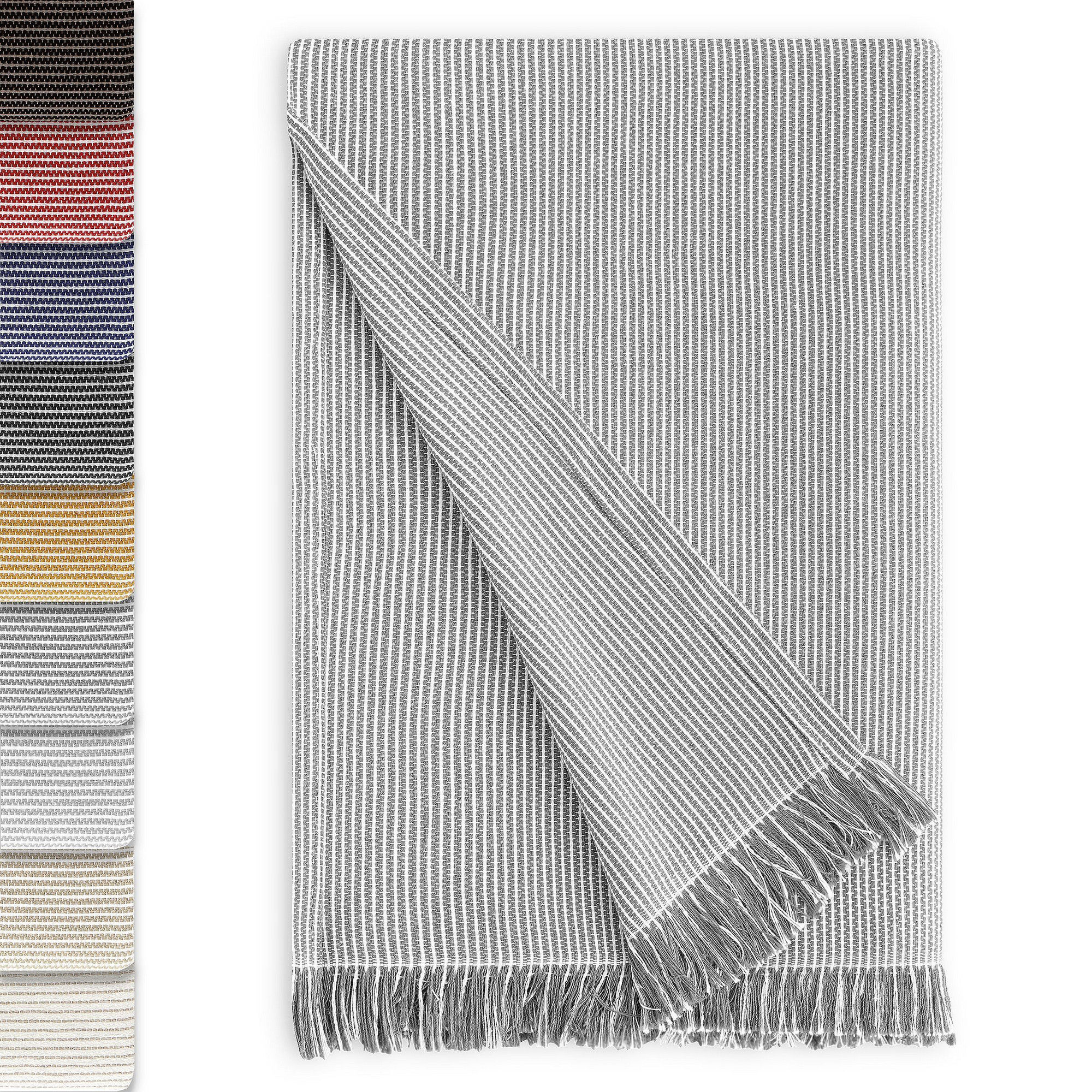 Plaid Paul Colcha Multiusos 230 x 260 cm Gris Oscuro, , large Imagen numero 6