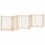 vidaXL Puerta para Perros Plegable Paneles Puerta de Seguridad Madera de Álamo, , large indicador imagen numero 5