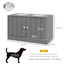 PawHut Comedero para Perro Gris, , large indicador imagen numero 3
