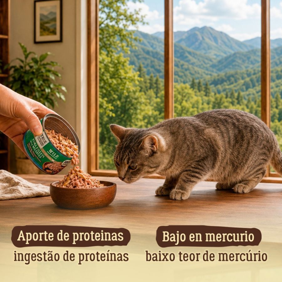 70 g True Origins Wild Fibras de At&uacute;n con Mejillones para gatos, , large Imagen numero 3