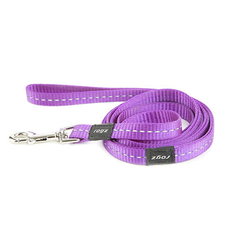 Rogz Utility correa reflectante para perros lila image number null