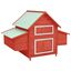 Vidaxl gallinero exterior color rojo, , large indicador imagen numero 1