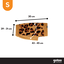 Gotoo Jersey Punto Estampado Leopardo para perros, , large indicador imagen numero 4