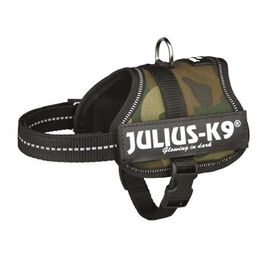 Julius-K9 arnés de fuerza camuflaje verde para perros
