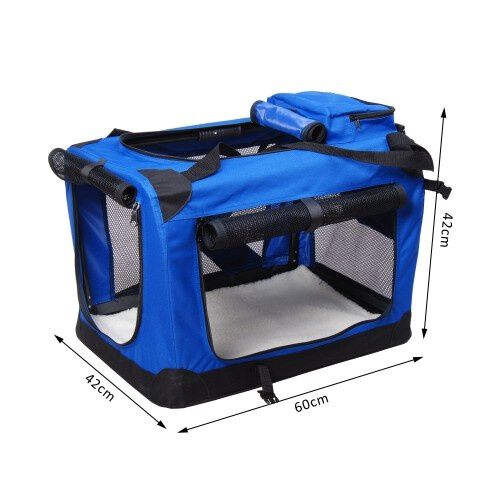 Bolsa de transporte PawHut para viaje 4 entradas color Azul y Negro thumbnail