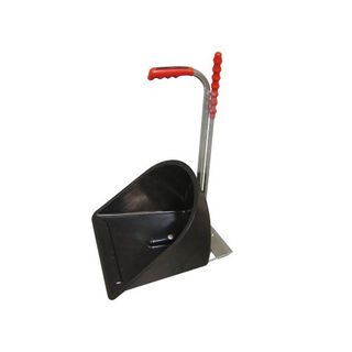 Recogedor de estiércol Stable Mate con rastrillo color Negro