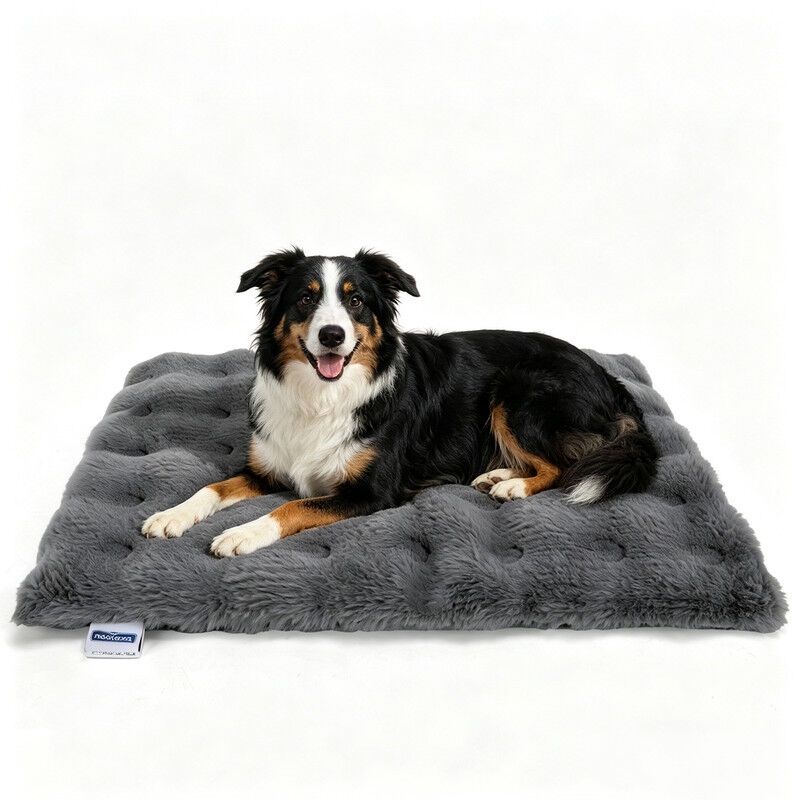 Nobleza Manta Autocalentable para Gatos y Perros Peque&ntilde;os (70 x 50 cm) - Manta T&eacute;rmica de Felpa Suave Tipo Burbuja, Sin Calentamiento El&eacute;ctrico, Esterilla Lavable con Base Antideslizante, Gris, , large Imagen numero 6