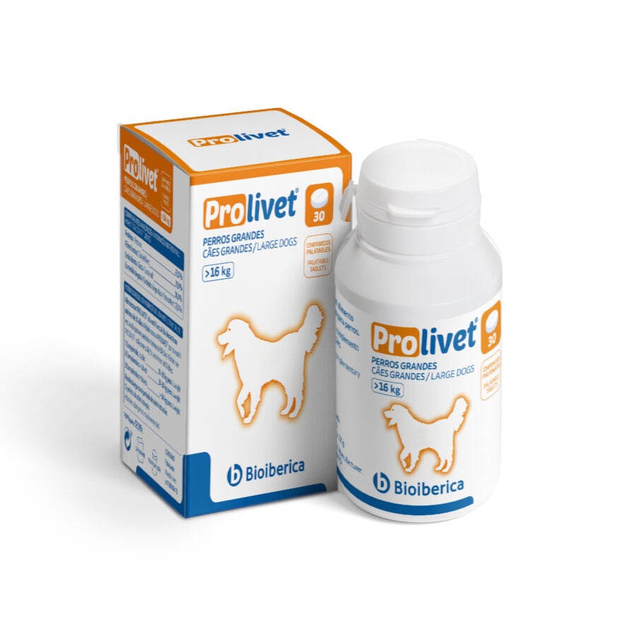 Bioiberica Prolivet Suplemento Hepático para perros de raza grande