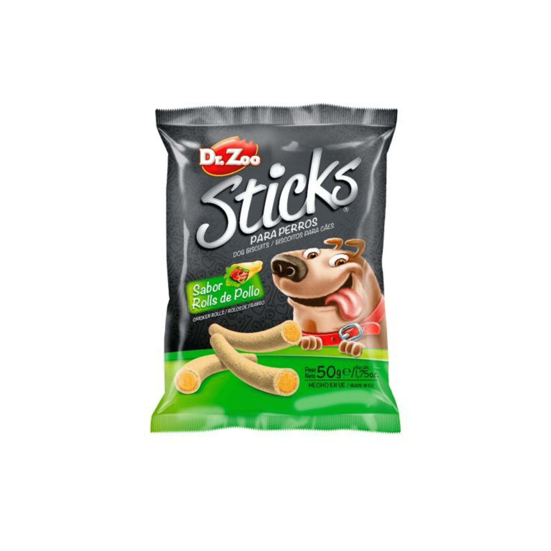 12 bolsitas x 50 g Dr. Zoo Sticks Roll De Pollo Para Perros, , large Imagen numero 1