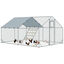 PawHut Gallinero para Exterior Plata, , large indicador imagen numero 6
