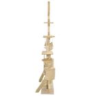 Rascador con postes para gatos color Beige, , large image number null