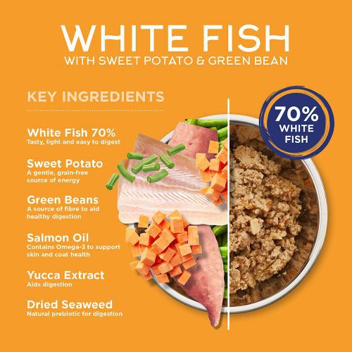 Fish4Dogs Multipack para perro &ndash; Pescado blanco y salm&oacute;n 6 x 395 g, , large Imagen numero 2