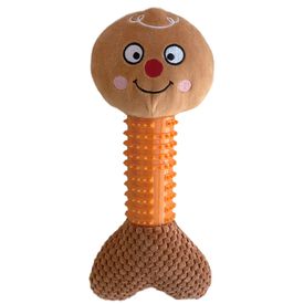 Peluche con mordedor de navidad grande con forma de Galleta