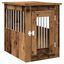 vidaXL Jaula para perros madera ingeniería madera vieja 64,5x80x71 cm, , large indicador imagen numero 11
