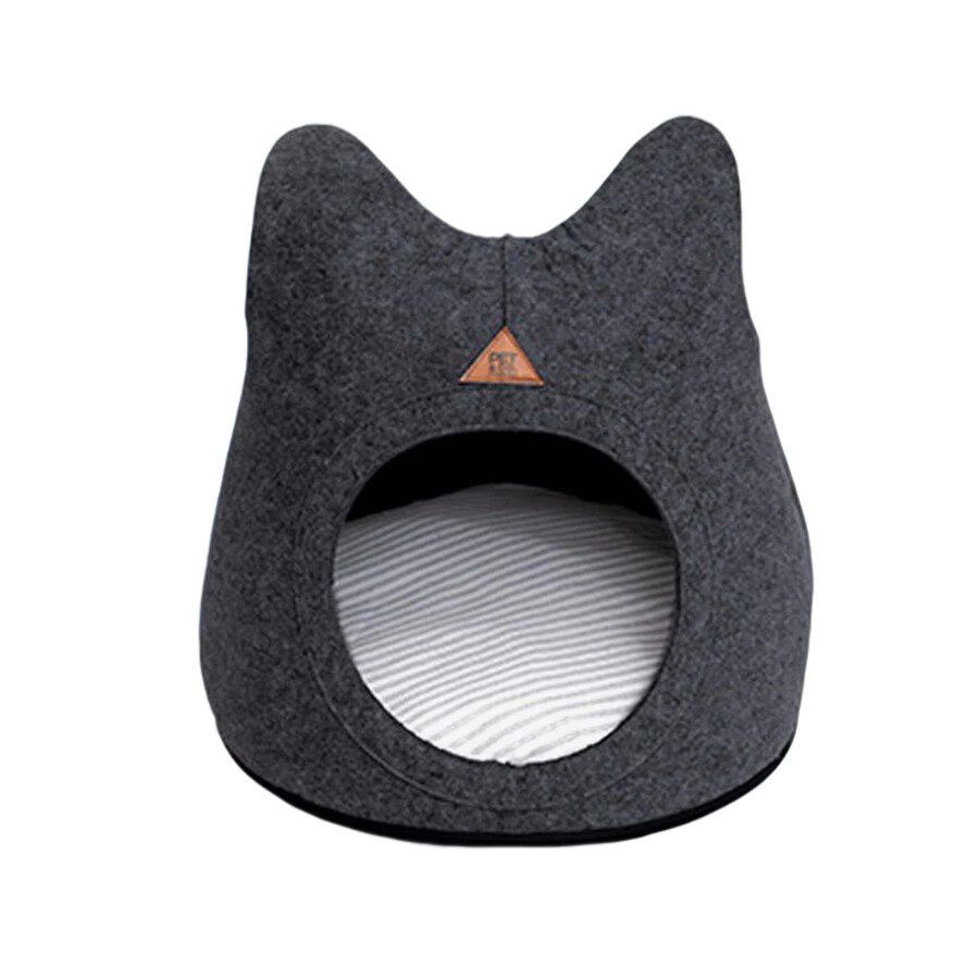 Pet and Co Cueva De Cama De Lana Antracita Nala Gatos
