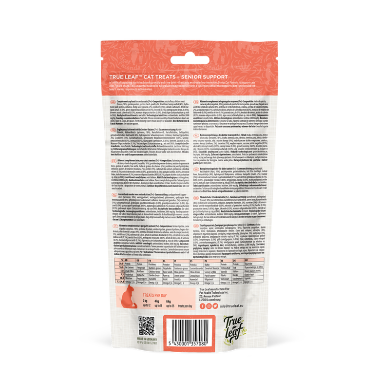 True Leaf Senior gatos sabor Pollo, , large image number null