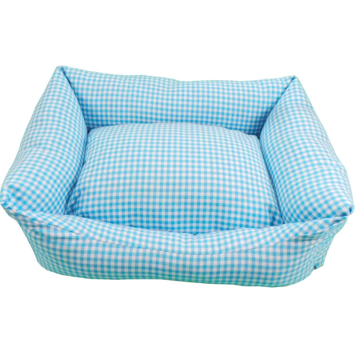 Cama Cuna cuadrada VICHY T2 55x45 Azul, , large Imagen numero 1