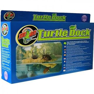 Zoomed Turtle Dock Isla Flotante para tortugueras