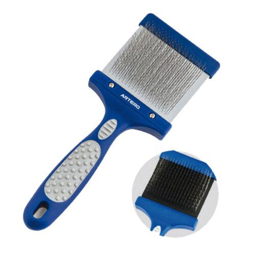 Artero carda doble flexible para perros y gatos Imagen numero 1