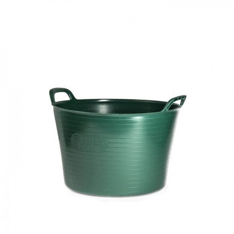 Cubo Flexi de material reciclado para cuadras color Verde, , large image number null