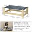 PawHut cama elevada gris para perros, , large indicador imagen numero 5