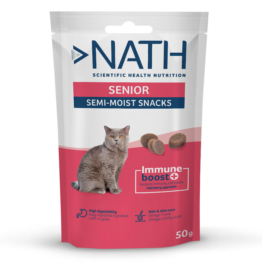50 g Nath Senior Bocaditos Semih&uacute;medos para gatos, , large Imagen numero 1