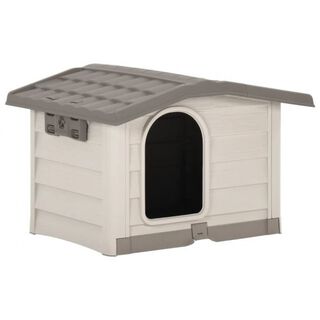 Caseta para perros color Beige