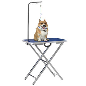 PawHut Mesa de Peluquería Azul
