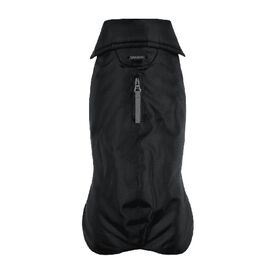 Wouapy Abrigo Impermeable Negro para perros
