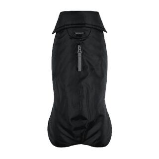 Wouapy Abrigo Impermeable Negro para perros