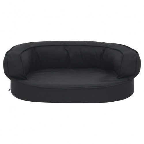 Vidaxl sof&aacute; acolchado de lino negro para perros, , large Imagen numero 7